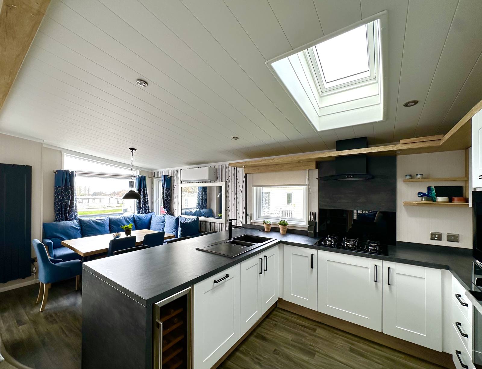 Kitchen and dining area
