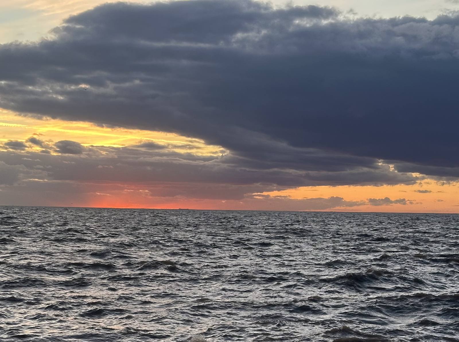 Sunset over The Wash at Hunstanton